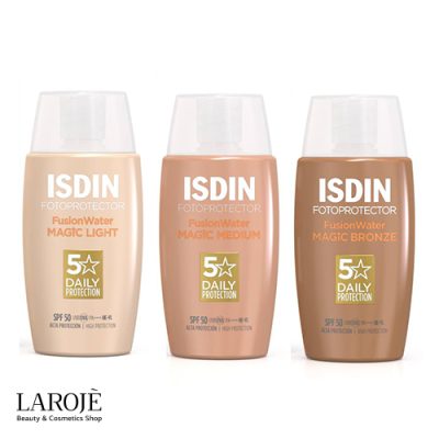 Isdin Magic Color 1 | ضد آفتاب فیوژن واتر رنگی ایزدین Isdin مدل Magic | فروشگاه اینترنتی لاروژ