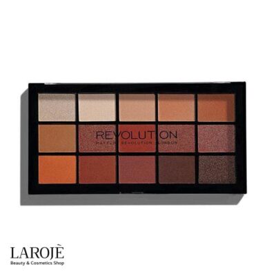 Revolution Shadow Pallete Iconic Fever 1 | پلت سایه 15 رنگ رولوشن Revolution مدل Iconic Fever | فروشگاه اینترنتی لاروژ